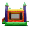 Image of Orange Castle Inflatable Bounce House with Blower