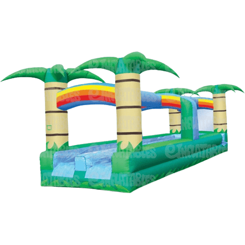 eInflatables Games 10'H Run N Slide Tropical 2 Lane Slide by eInflatables 781880264200 616 10'H Run N Slide Tropical 2 Lane Slide by eInflatables SKU# 616