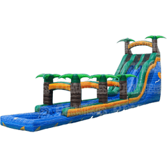 24'H Bahama Blast Run N Splash Combo by eInflatables