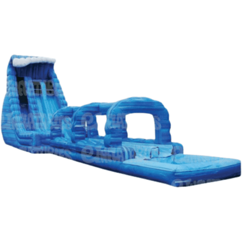 eInflatables Games 27'H Blue Crush 2 Lane Run N Splash Combo by eInflatables 781880265399 701 27'H Blue Crush 2 Lane Run N Splash Combo by eInflatables SKU# 701