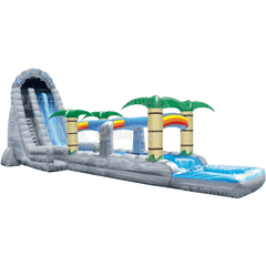 eInflatables Games 27'H Roaring River 2 Lane Run N Splash Combo by eInflatables 781880265412 655 27'H Roaring River 2 Lane Run N Splash Combo by eInflatables SKU# 655