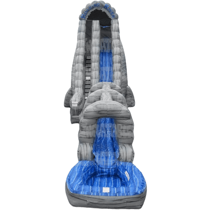 eInflatables Games 27'H Roaring River Single Lane Run N Splash Combo by eInflatables 781880265467 5006 27'H Roaring River Single Lane Run N Splash Combo by eInflatables 5006