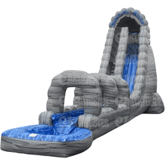 eInflatables Games 27'H Roaring River Single Lane Run N Splash Combo by eInflatables 781880265467 5006 27'H Roaring River Single Lane Run N Splash Combo by eInflatables 5006