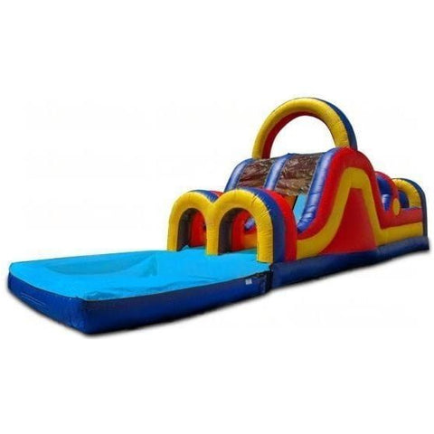 eInflatables Inflatable Bouncers 14'H 25 Zip It Obstacle Course with Pool by eInflatables 781880287889 5005 14'H 25 Zip It Obstacle Course with Pool by eInflatables SKU#5005