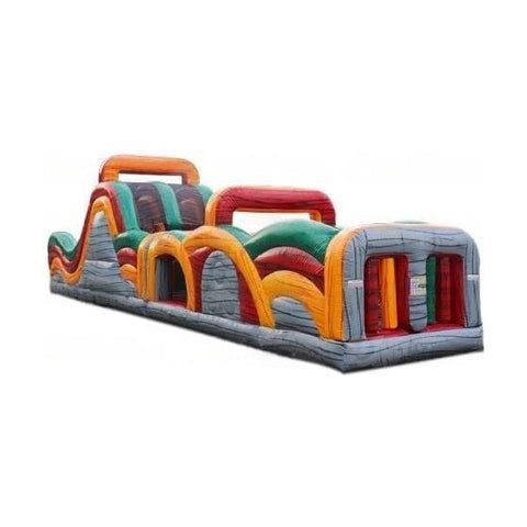 eInflatables Inflatable Bouncers 16'H 55 Extreme Rush Obstacle Course by eInflatables 781880287926 5080-45 16'H 55 Extreme Rush Obstacle Course by eInflatables SKU#5080-45