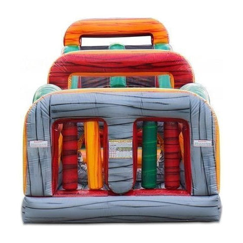 eInflatables Inflatable Bouncers 16'H 55 Extreme Rush Obstacle Course by eInflatables 781880287926 5080-45 16'H 55 Extreme Rush Obstacle Course by eInflatables SKU#5080-45