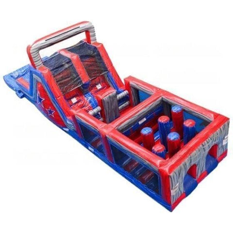 eInflatables Inflatable Bouncers 16'H Mega Infusion Obstacle 1-3 with Pool by eInflatables 781880216735 5230 16'H Mega Infusion Obstacle 1-3 with Pool by eInflatables SKU# 5230