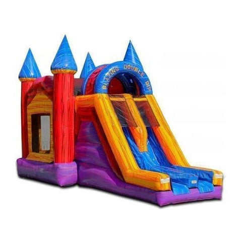 eInflatables Inflatable Bouncers 18'H Blazing Double Dip Castle (Combo Only) by eInflatables 781880288039 5064zz 18'H Blazing Double Dip Castle (Combo Only) by eInflatables SKU#5064zz