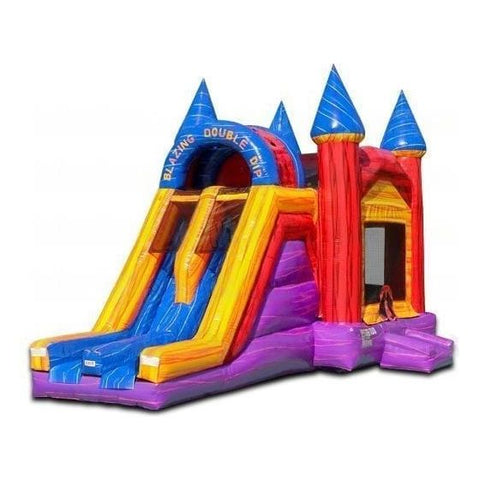 eInflatables Inflatable Bouncers 18'H Blazing Double Dip Castle (Combo Only) by eInflatables 781880288039 5064zz 18'H Blazing Double Dip Castle (Combo Only) by eInflatables SKU#5064zz