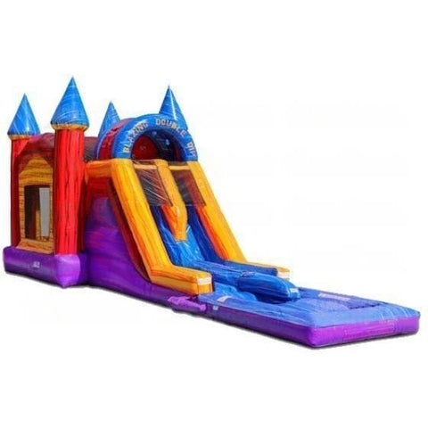 eInflatables Inflatable Bouncers 18'H Blazing Double Dip with Pool by eInflatables 781880286196 5064 18'H Blazing Double Dip with Pool by eInflatables SKU# 5064