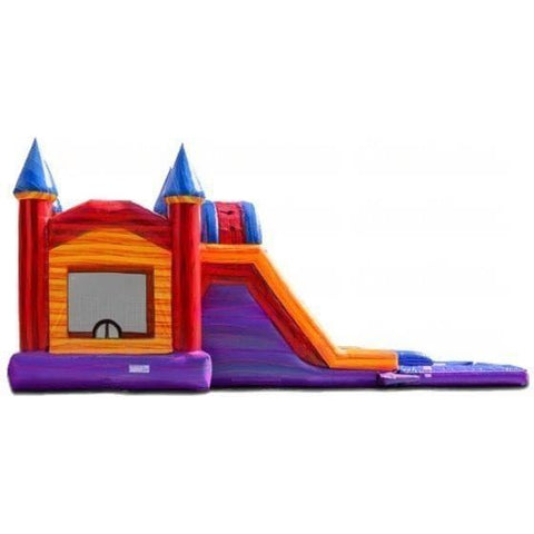 eInflatables Inflatable Bouncers 18'H Blazing Double Dip with Pool by eInflatables 781880286196 5064 18'H Blazing Double Dip with Pool by eInflatables SKU# 5064