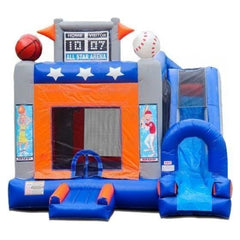 18'H Jump N Splash All Star Dry Combo by eInflatables