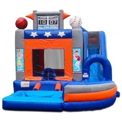 eInflatables Inflatable Bouncers 18'H Jump N Splash All Star w/ Pool by eInflatables 781880286172 6560 18'H Jump N Splash All Star w/ Pool by eInflatables SKU# 6560