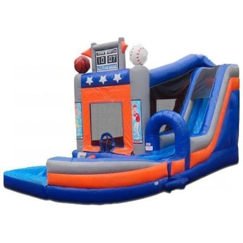 eInflatables Inflatable Bouncers 18'H Jump N Splash All Star w/ Pool by eInflatables 781880286172 6560 18'H Jump N Splash All Star w/ Pool by eInflatables SKU# 6560