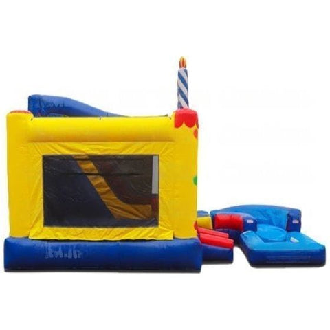 eInflatables Inflatable Bouncers 18'H Jump N Splash Birthday Cake w/ Pool by eInflatables 781880286080 6561 18'H Jump N Splash Birthday Cake w/ Pool by eInflatables SKU# 6561
