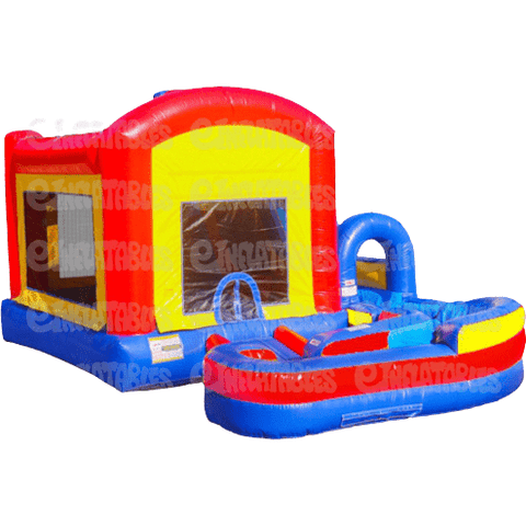 eInflatables Inflatable Bouncers 18'H Jump N Splash Funhouse w/ Landing by eInflatables 781880286271 6568 18'H Jump N Splash Funhouse w/ Landing by eInflatables SKU# 6568