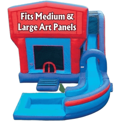 eInflatables Inflatable Bouncers 18'H Jump N Splash Modular w/ Pool by eInflatables 781880286165 366 18'H Jump N Splash Modular w/ Pool by eInflatables SKU# 366