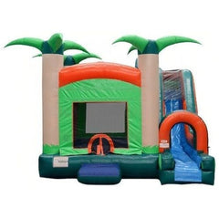 18'H Jump N Splash Tropical (Combo Only) by eInflatables