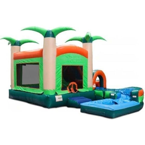 eInflatables Inflatable Bouncers 18'H Jump N Splash Tropical w/ Pool by eInflatables 781880286158 370 18'H Jump N Splash Tropical w/ Pool by eInflatables SKU# 370