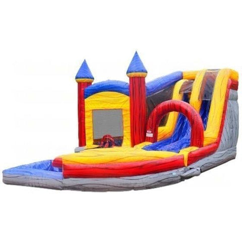 eInflatables Inflatable Bouncers 18'H Mystic Jump N Splash Double Lane with Pool by eInflatables 781880216377 5187 18'H Mystic Jump N Splash Double Lane with Pool eInflatables SKU# 5187