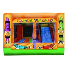 eInflatables Inflatable Bouncers 7'10"H 3 in 1 Mini Crayon Playland Combo by eInflatables 781880287568 278 7'10"H 3 in 1 Mini Crayon Playland Combo by eInflatables SKU#278