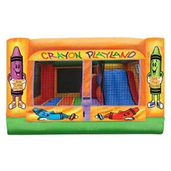 eInflatables Inflatable Bouncers 7'10"H 3 in 1 Mini Deluxe Crayon Playland Combo by eInflatables 781880287513 281 7'10"H 3 in 1 Mini Deluxe Crayon Playland Combo eInflatables SKU#281