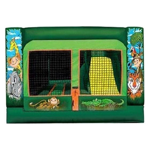 eInflatables Inflatable Bouncers 7'10"H 3 in 1 Mini Jungle Adventure Combo by eInflatables 781880287544 276 7'10"H 3 in 1 Mini Jungle Adventure Combo by eInflatables SKU#276