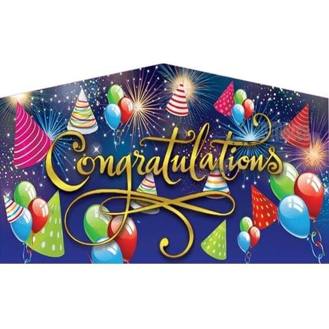 eInflatables Inflatable Bouncers Congratulations Banner by eInflatables B1021-A-eInflatables Jungle Bounce House Banner by eInflatables SKU#B1025