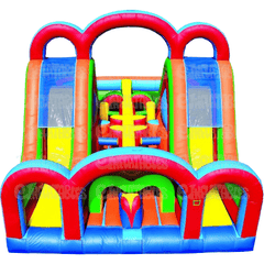 eInflatables Inflatable Bouncers Inflatable Obstacle Course 1 Piece Mini Turbo Rush Funhouse by Einflatables 781880287780 521 Inflatable ObstacleCourse 1 Mini Turbo Rush Fun Einflatables SKU#521