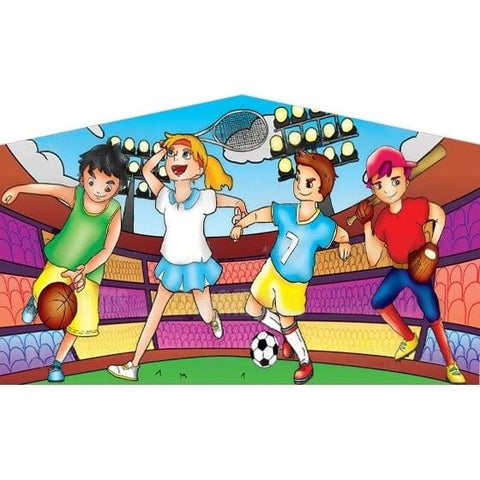 eInflatables Inflatable Bouncers Sports Bounce House Banner 1 by eInflatables B1034-A-eInflatables Space Bounce House Banner by eInflatables SKU#B1033-A