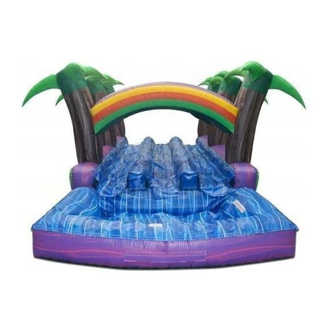 eInflatables Water Parks & Slides 10'H Towering Palms 3 Lane Run N Splash by eInflatables 781880269304 5001 10'H Towering Palms 3 Lane Run N Splash by eInflatables SKU# 5001