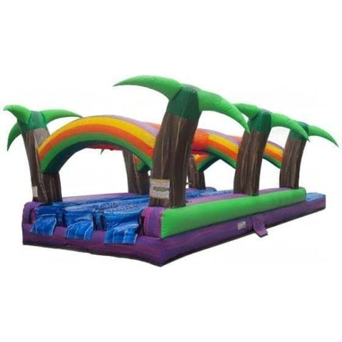 eInflatables Water Parks & Slides 10'H Towering Palms 3 Lane Run N Splash by eInflatables 781880269304 5001 10'H Towering Palms 3 Lane Run N Splash by eInflatables SKU# 5001