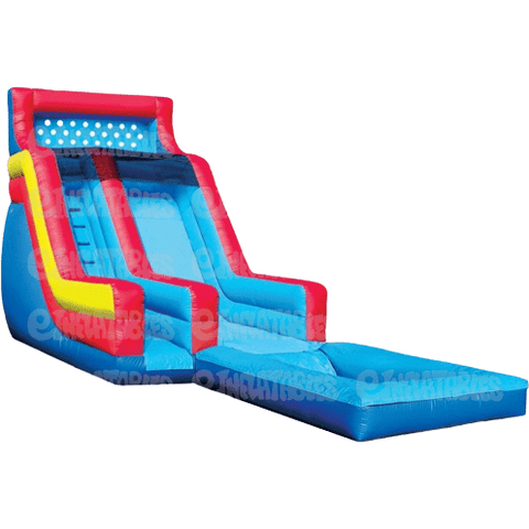 eInflatables Water Parks & Slides 16'H Backyard Wet & Dry Slide with Pool by eInflatables 781880268338 640 16'H Backyard Wet & Dry Slide with Pool by eInflatables SKU# 640
