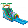 Image of eInflatables Water Parks & Slides 18'H Funnel Tunnel Water Slide with Pool by eInflatables 781880271352 606-1 18'H Funnel Tunnel Water Slide with Pool by eInflatables SKU# 606