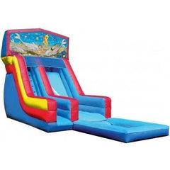 eInflatables Water Parks & Slides 18'H Modular Wet & Dry Inflatable Slide with Pool by eInflatables 781880271390 711 18'H Modular Wet & Dry Inflatable Slide with Pool eInflatables SKU 711