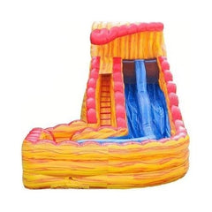 18'H Monster Wave Fire with Landing by eInflatables