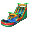 Image of eInflatables Water Parks & Slides 18'H Moon River Double lane Slide with Pool by eInflatables 781880284468 5150 18'H Moon River Double lane Slide w/ Pool by eInflatables SKU# 5150