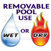 Image of 18'H Super Splash Down Tropical with Pool by eInflatables