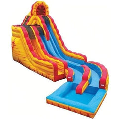 eInflatables Water Parks & Slides 20'H Fire N Ice with Pool by eInflatables 781880238874 850 20'H Fire N Ice with Pool by eInflatables SKU# 850