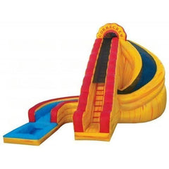eInflatables Water Parks & Slides 22'H Corkscrew Fire with Pool by eInflatables 781880284239 762 22'H Corkscrew Fire with Pool by eInflatables SKU# 762