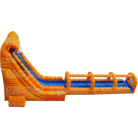eInflatables Water Parks & Slides 22'H Fire Wave Dual Lane Run N Slide Combo by eInflatables 781880286981 5147 22'H Fire Wave Dual Lane Run N Slide Combo by eInflatabless SKU#5147