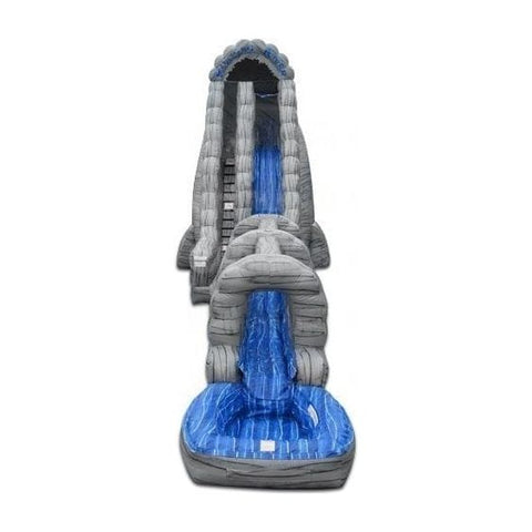 eInflatables Water Parks & Slides 22'H Roaring River Single Lane Run N Splash Combo by eInflatables 781880265344 5132 22'H Roaring River Single Lane Run N Splash Combo eInflatables 5132