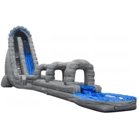 eInflatables Water Parks & Slides 22'H Roaring River Single Lane Run N Splash Combo by eInflatables 781880265344 5132 22'H Roaring River Single Lane Run N Splash Combo eInflatables 5132