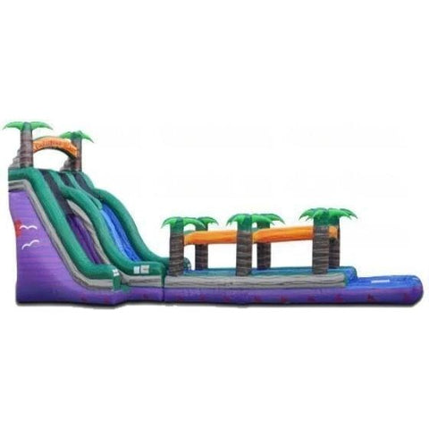 eInflatables Water Parks & Slides 24'H Caribbean Blast Run N Splash Combo by eInflatables 781880265313 5054 24'H Caribbean Blast Run N Splash Combo by eInflatables SKU# 5054