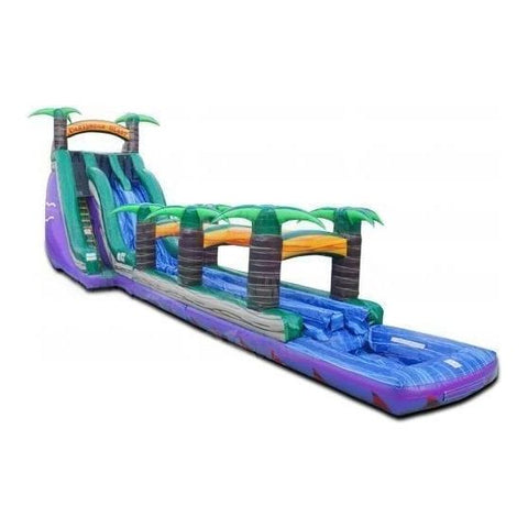 eInflatables Water Parks & Slides 27'H Caribbean Blast Run N Splash Combo by eInflatables 781880265450 5101-1 27'H Caribbean Blast Run N Splash Combo by eInflatables SKU# 5101