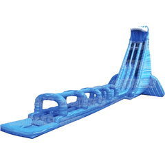 42'H Blue Crush Run N Splash Combo by eInflatables