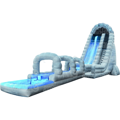 eInflatables Water Parks & Slides 42'H Roaring River 2 Lane RNS Rock Arches by eInflatables 781880269373 841 42'H Roaring River 2 Lane RNS Rock Arches by eInflatables SKU#841