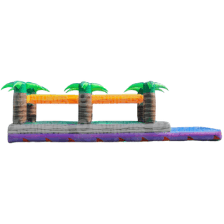 eInflatables Water Parks & Slides 9'H Caribbean Blast 2 Lane Run n Splash by eInflatables 781880269311 5055 9'H Caribbean Blast 2 Lane Run n Splash by eInflatables SKU# 5055