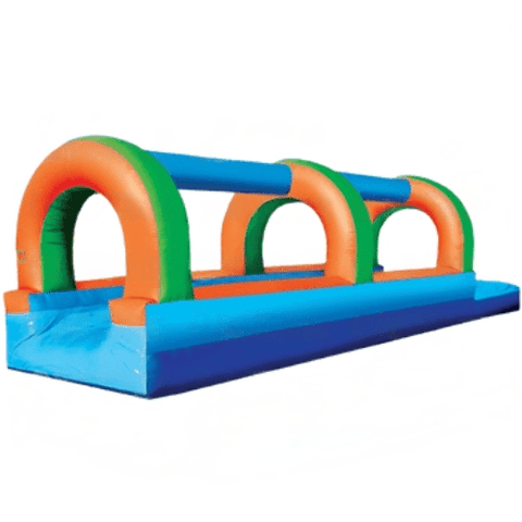 eInflatables Water Parks & Slides 9'H Inflatable Run N Splash Single Lane Slide by eInflatables 781880269335 551 9'H Inflatable Run N Splash Single Lane Slide by eInflatables SKU# 551