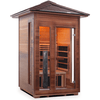 Image of Enlighten Infrared Saunas Saunas 2 Person Diamond Canadian Cedar Sauna by Enlighten Infrared Saunas